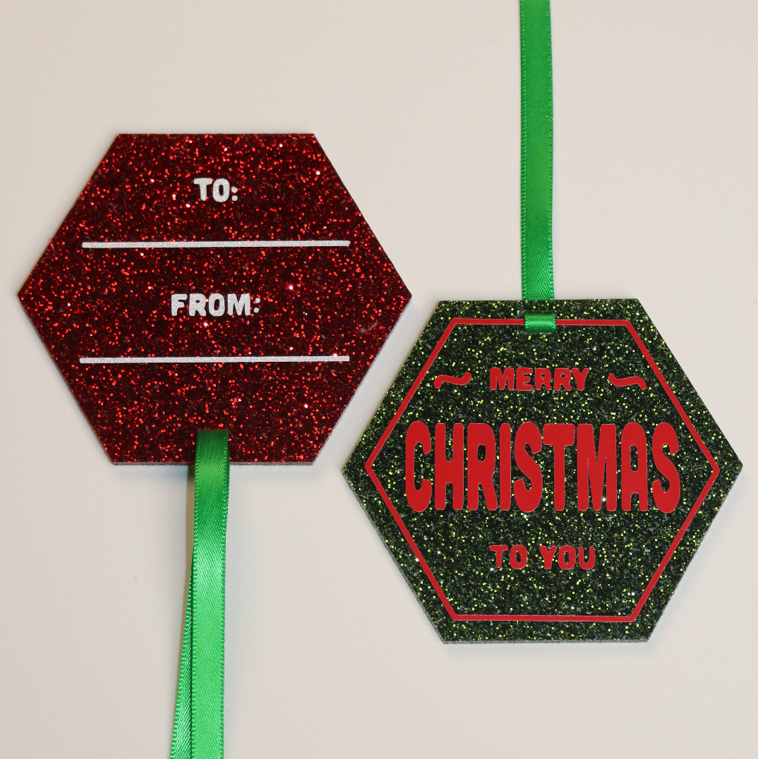 Small Xmas Gift Tags (Set of 2)