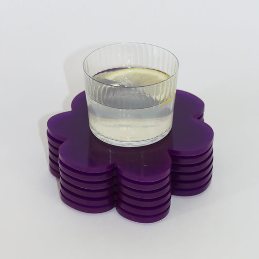Coaster, Purple