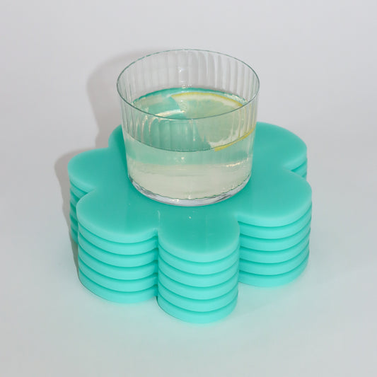 Coaster, Turquoise