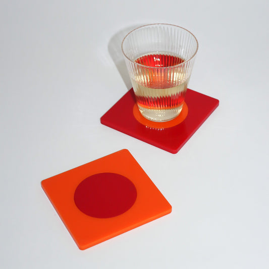 Custom Geo Coaster Set