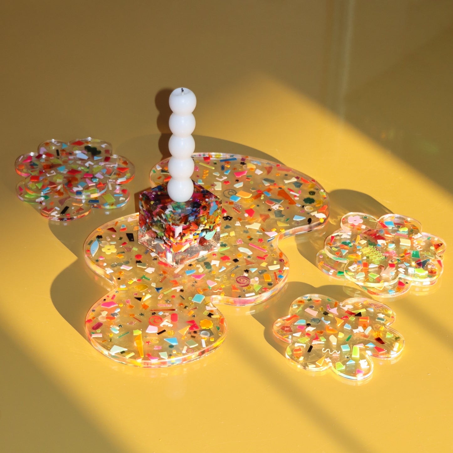 Scrap Candlestick Holder