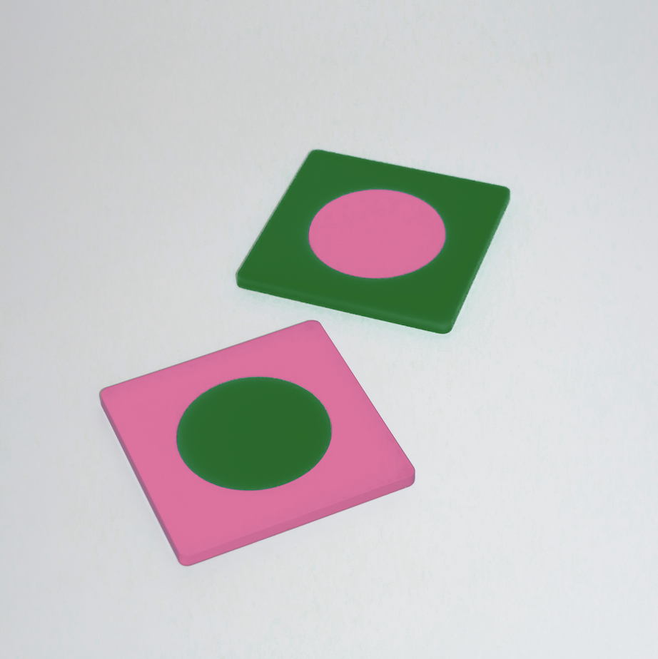 Custom Geo Coaster Set