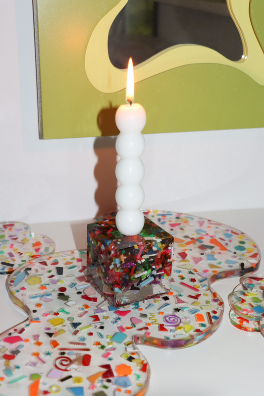 Scrap Candlestick Holder