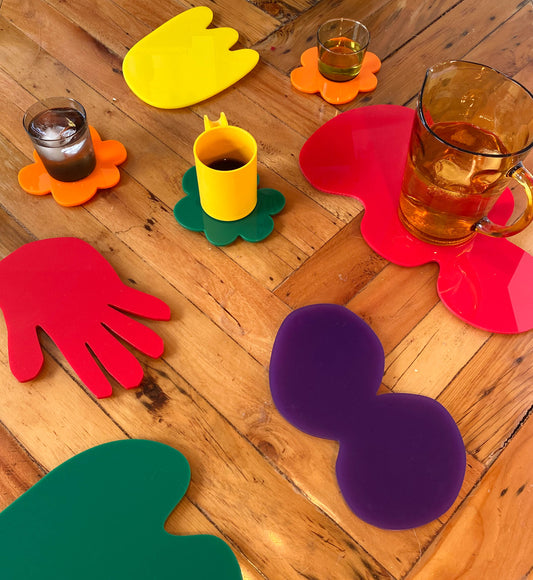 Medium Table Blob, Purple