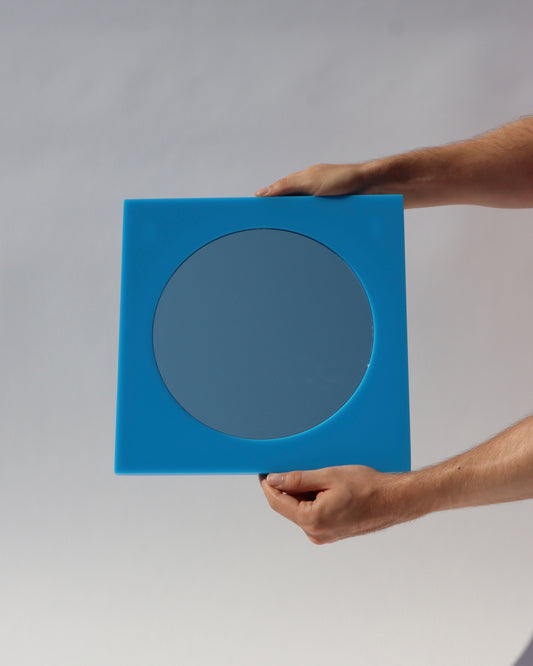 Acrylic Mirror, Light Blue