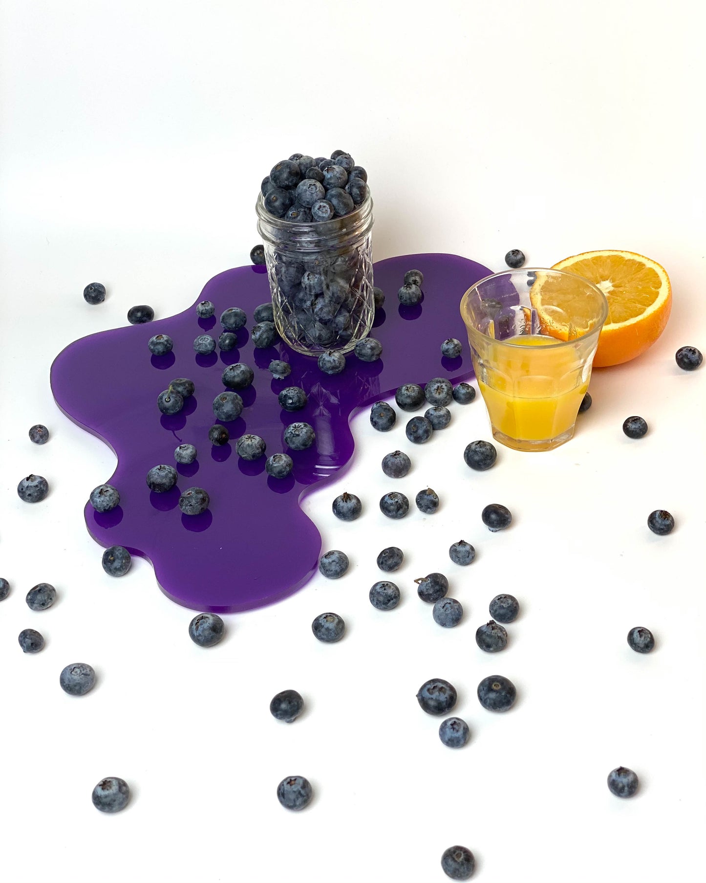 Medium Table Blob, Purple