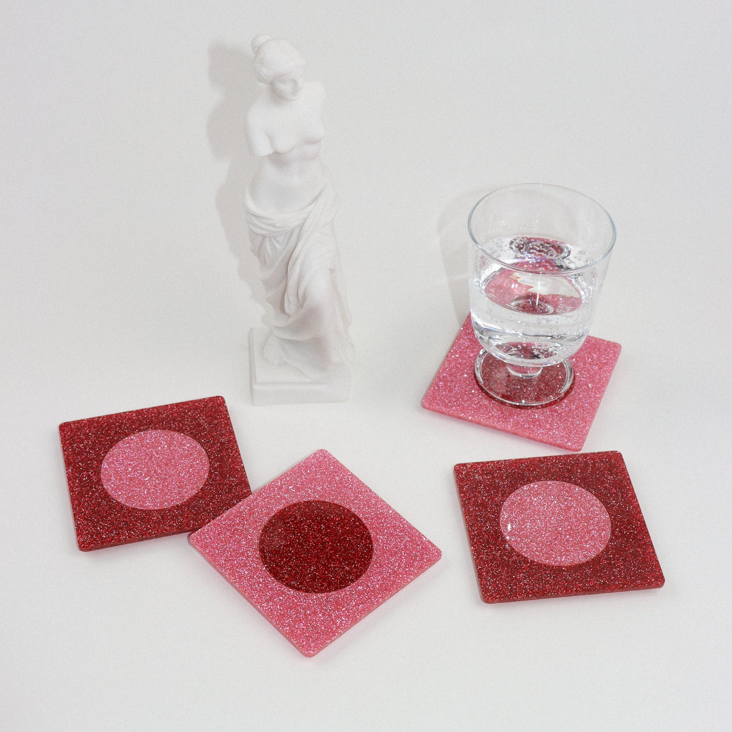 Sparkle Geo Coasters (2pc)
