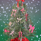 Red Bow Ornaments (6pc)