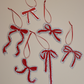 Red Bow Ornaments (6pc)