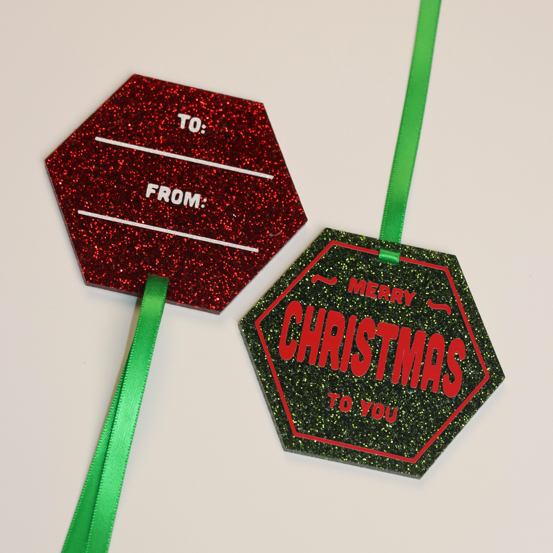 Small Xmas Gift Tags (Set of 2)