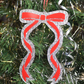 Red Bow Ornaments (6pc)