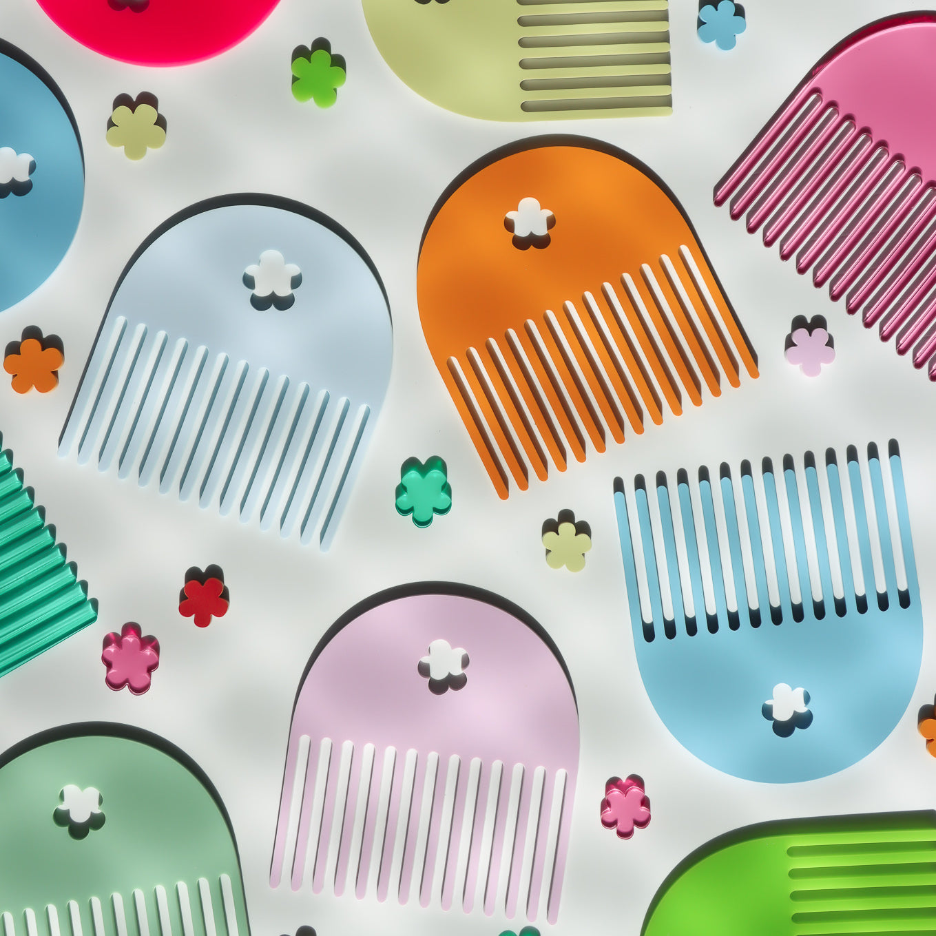 Dolphin Blue Comb
