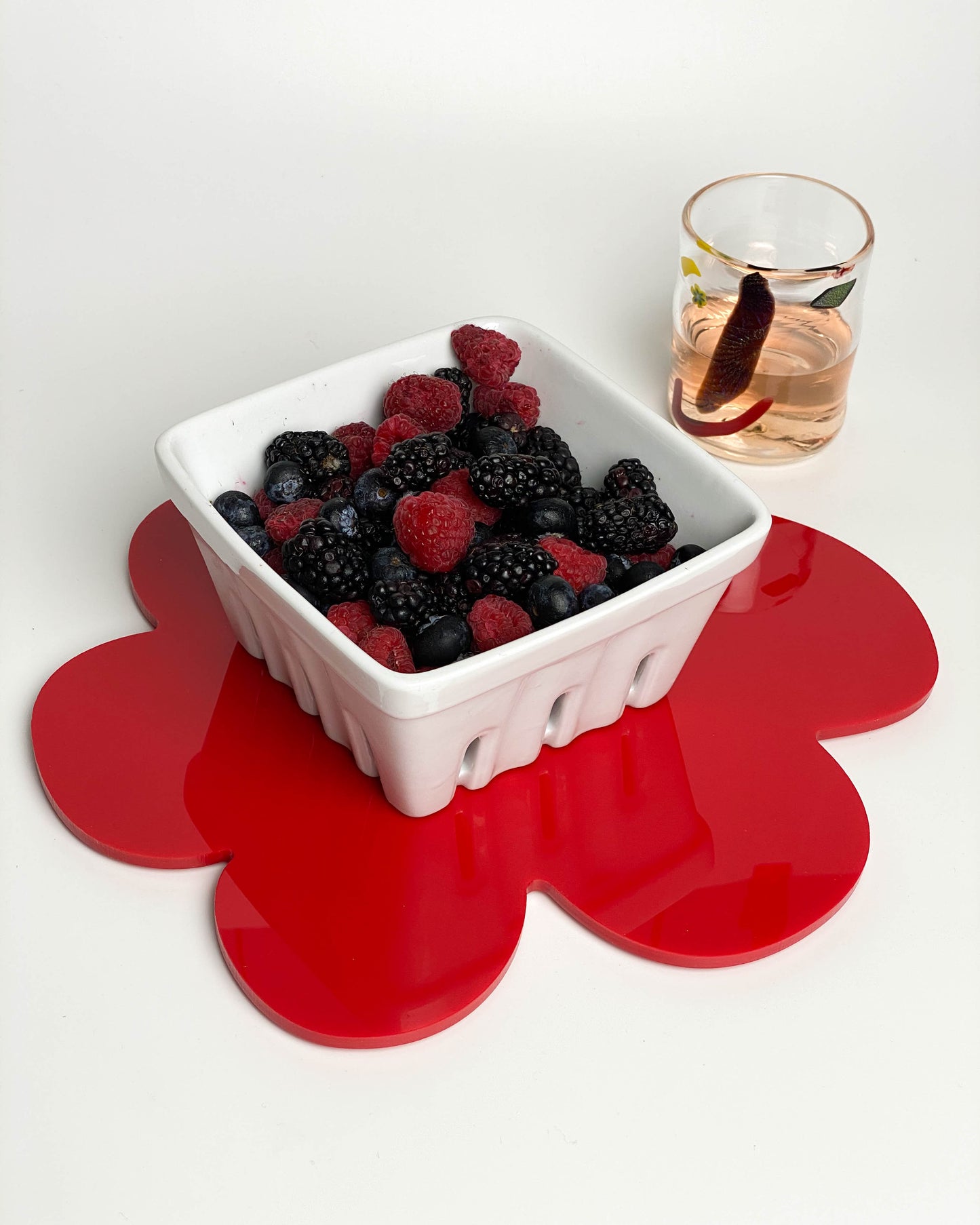 Medium Table Blob, Red