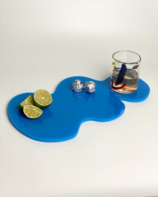 Medium Table Blob, Light Blue