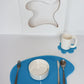 Placemat, Light Blue Organic