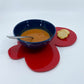 Medium Table Blob, Red